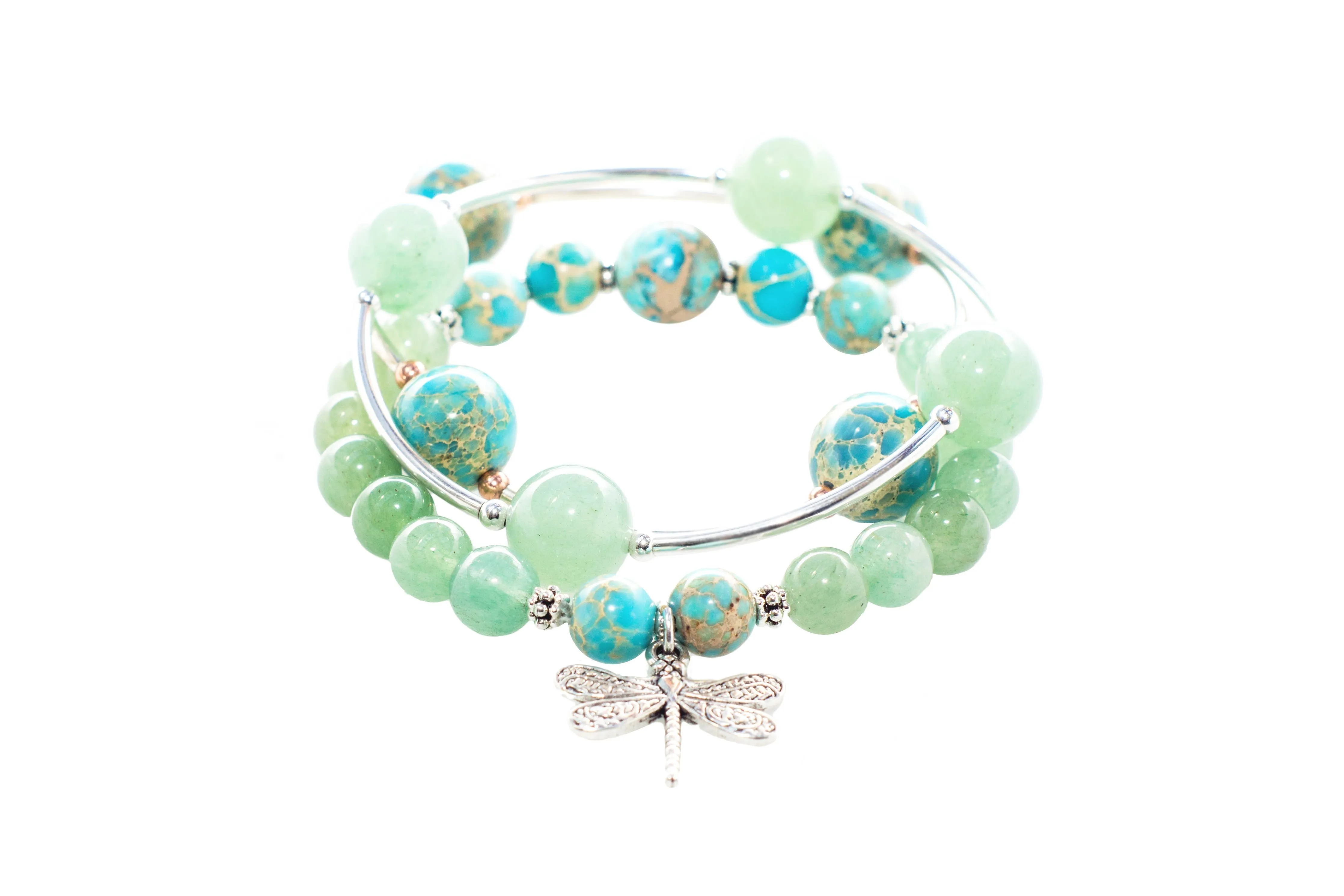 12mm Blue Jasper Blessing Bracelet: S