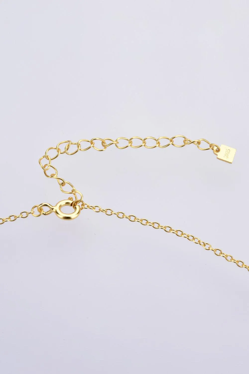 925 Sterling Silver Zircon Necklace