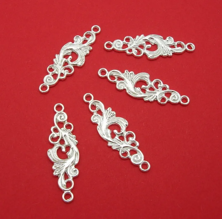 Alloy Filigree Charm Pendant Connector Jewelry Making Finding Supply.