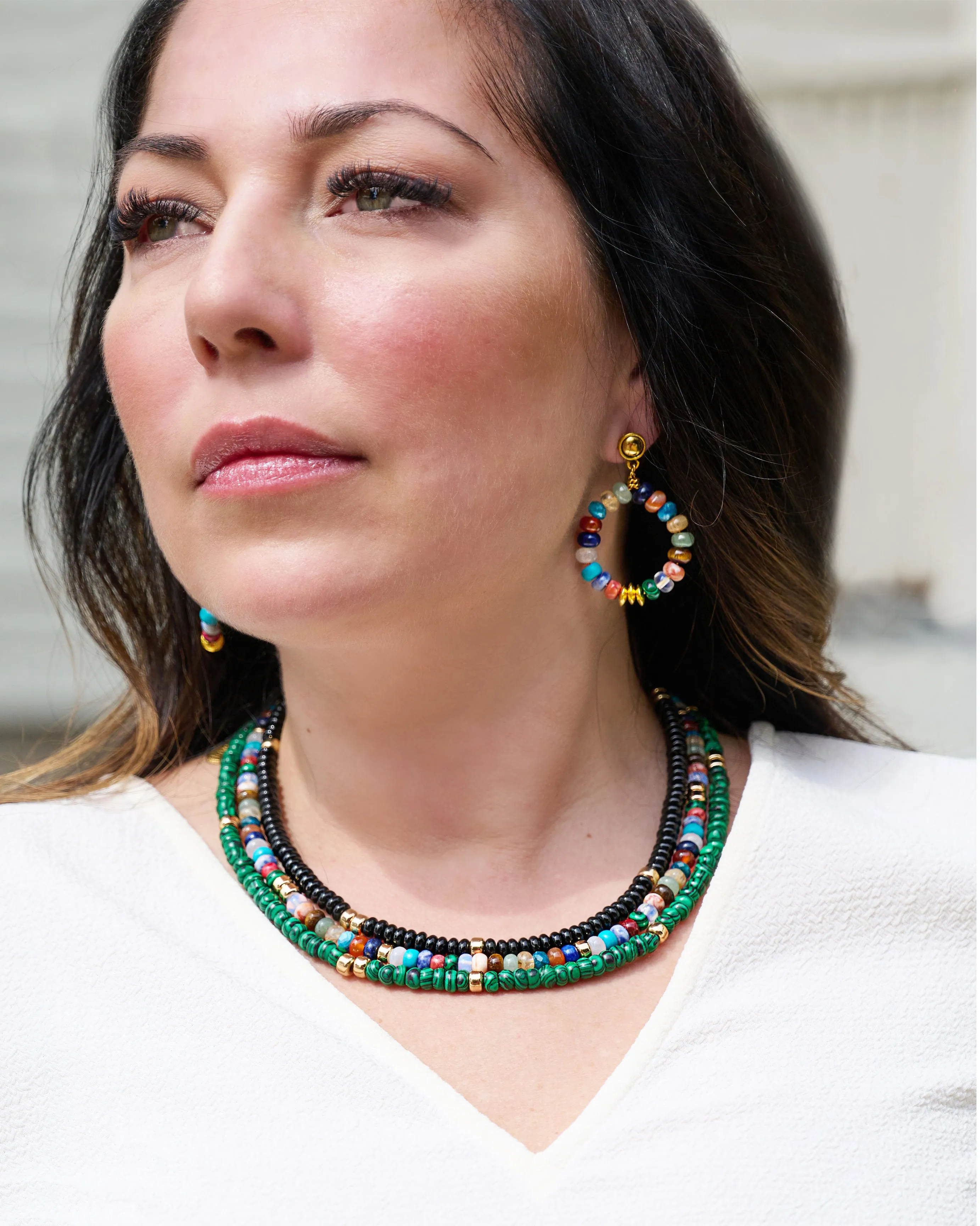 Caspian Gemstone Necklace