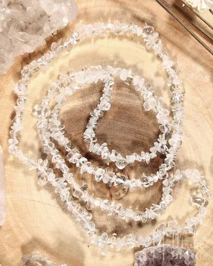 Clear Quartz Chip Necklace