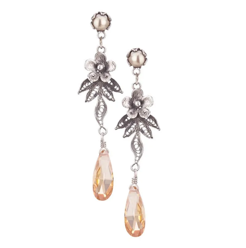 Daisy filigree earrings ✿