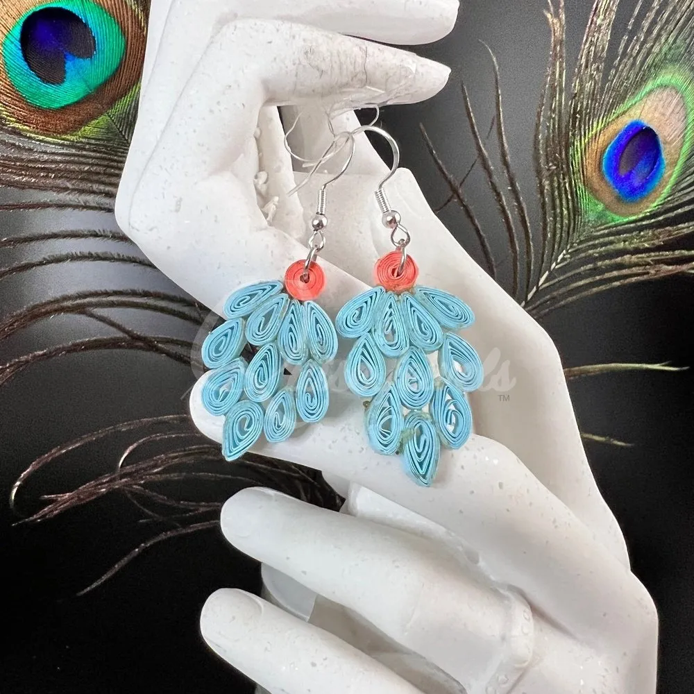 Filigree Floral Quilling Earrings
