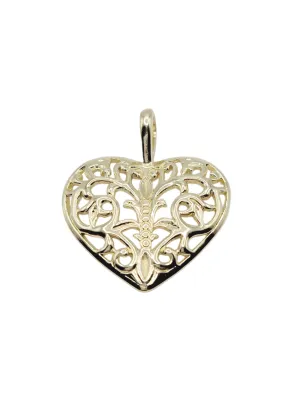 Filigree Heart Charms