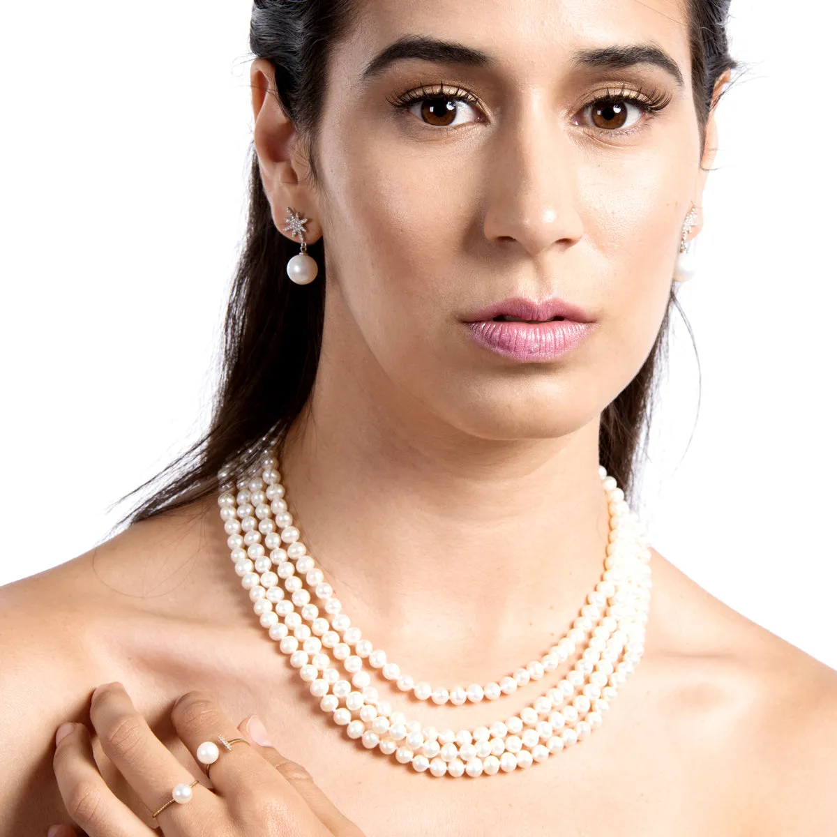 Flower Of Life Pearl Necklace
