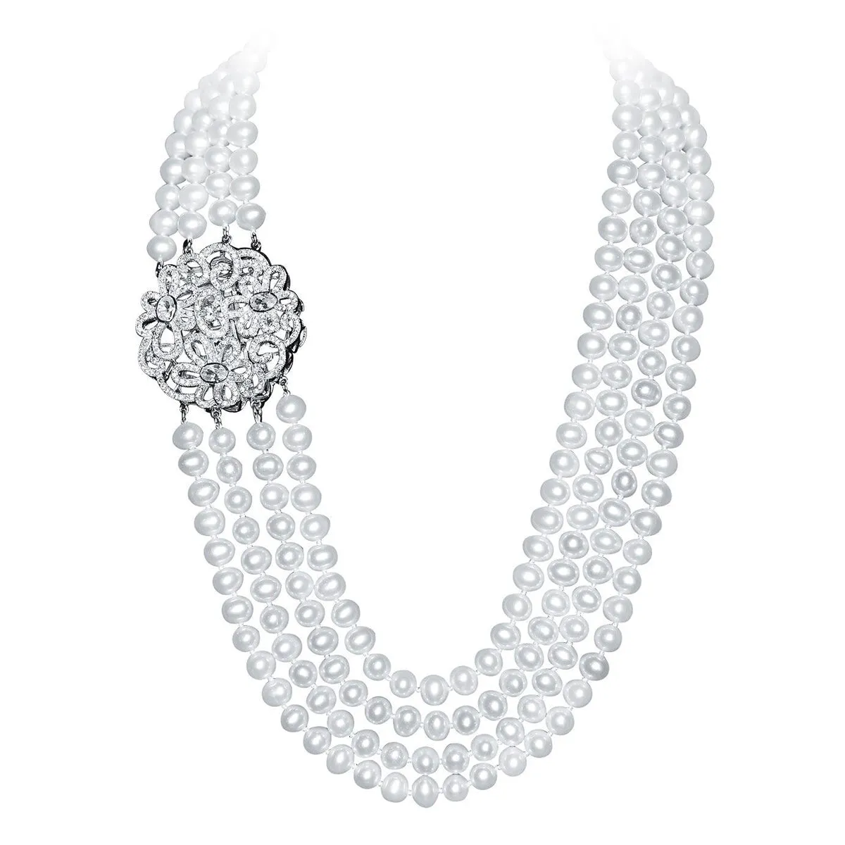 Flower Of Life Pearl Necklace