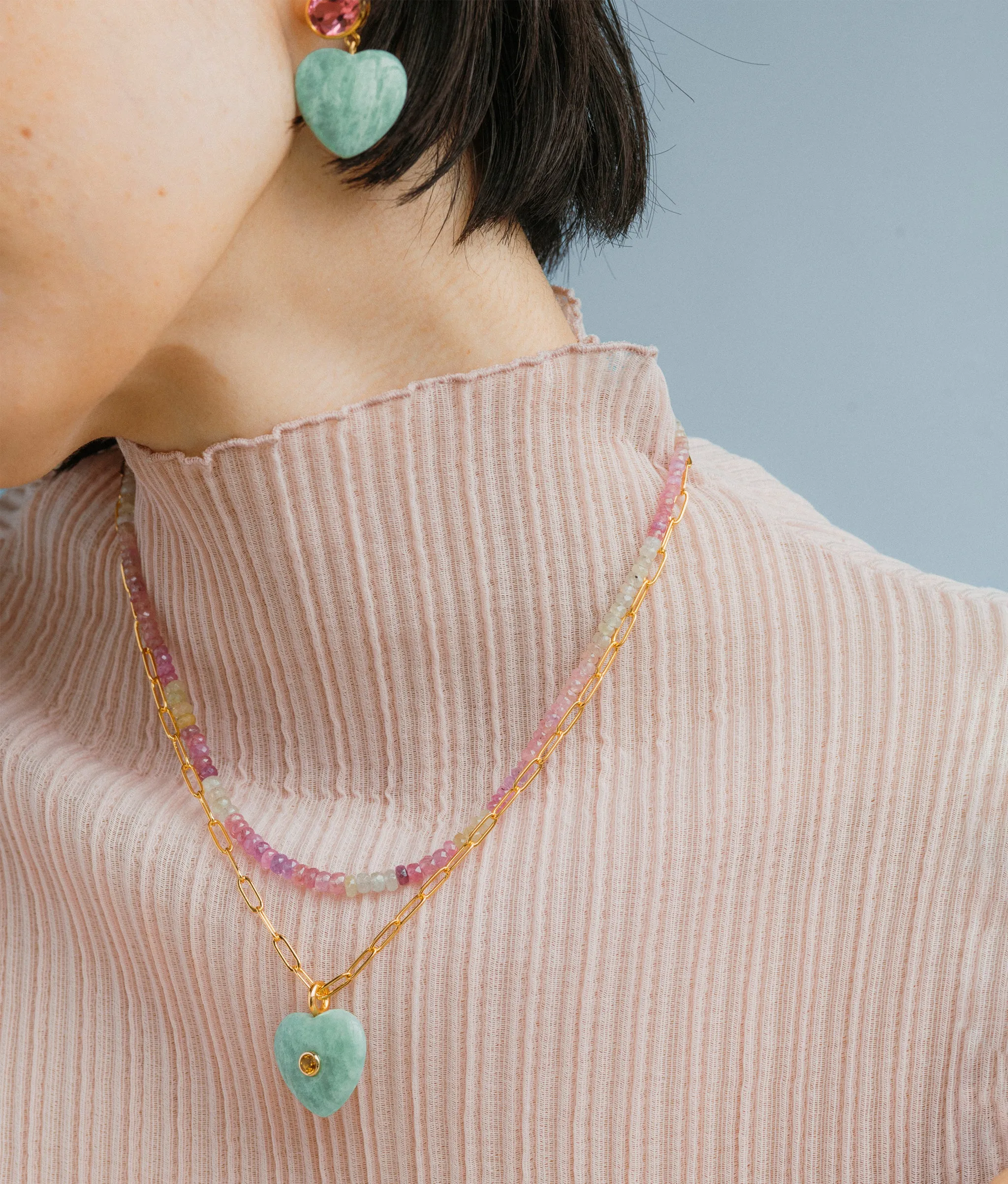 Gemma Earrings in Berry