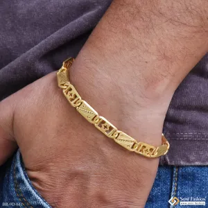 Glamorous Design Gold Plated Nawabi Bracelet for Men - Style D611