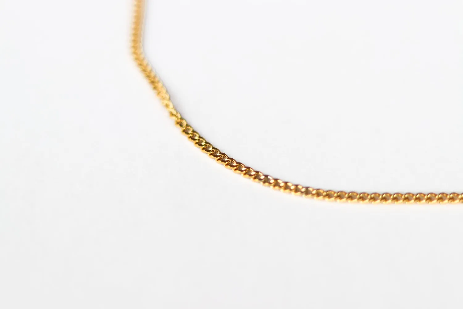 Gold tone links chain bracelet for men, minimalist jewelry for him, Stainless steel