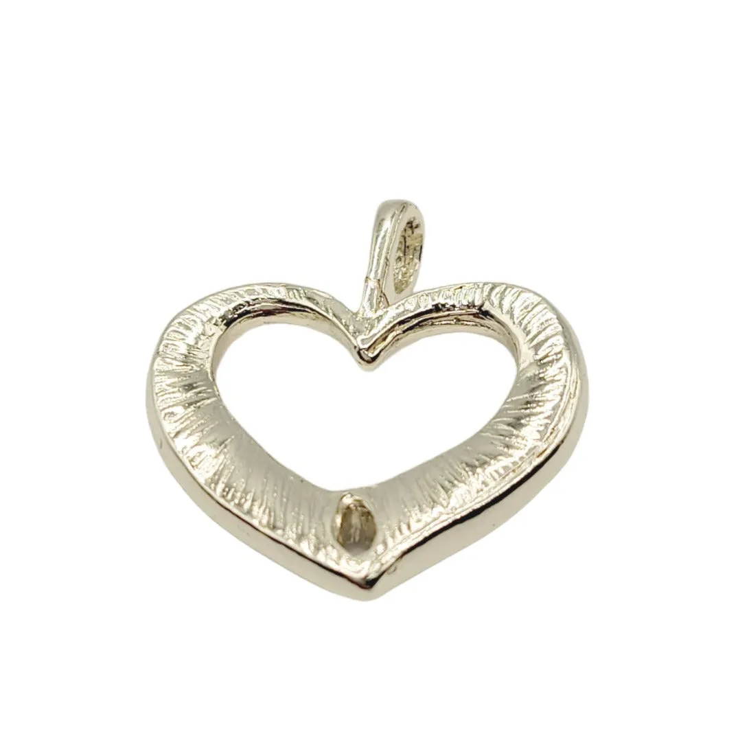 Heart Filigree Charms