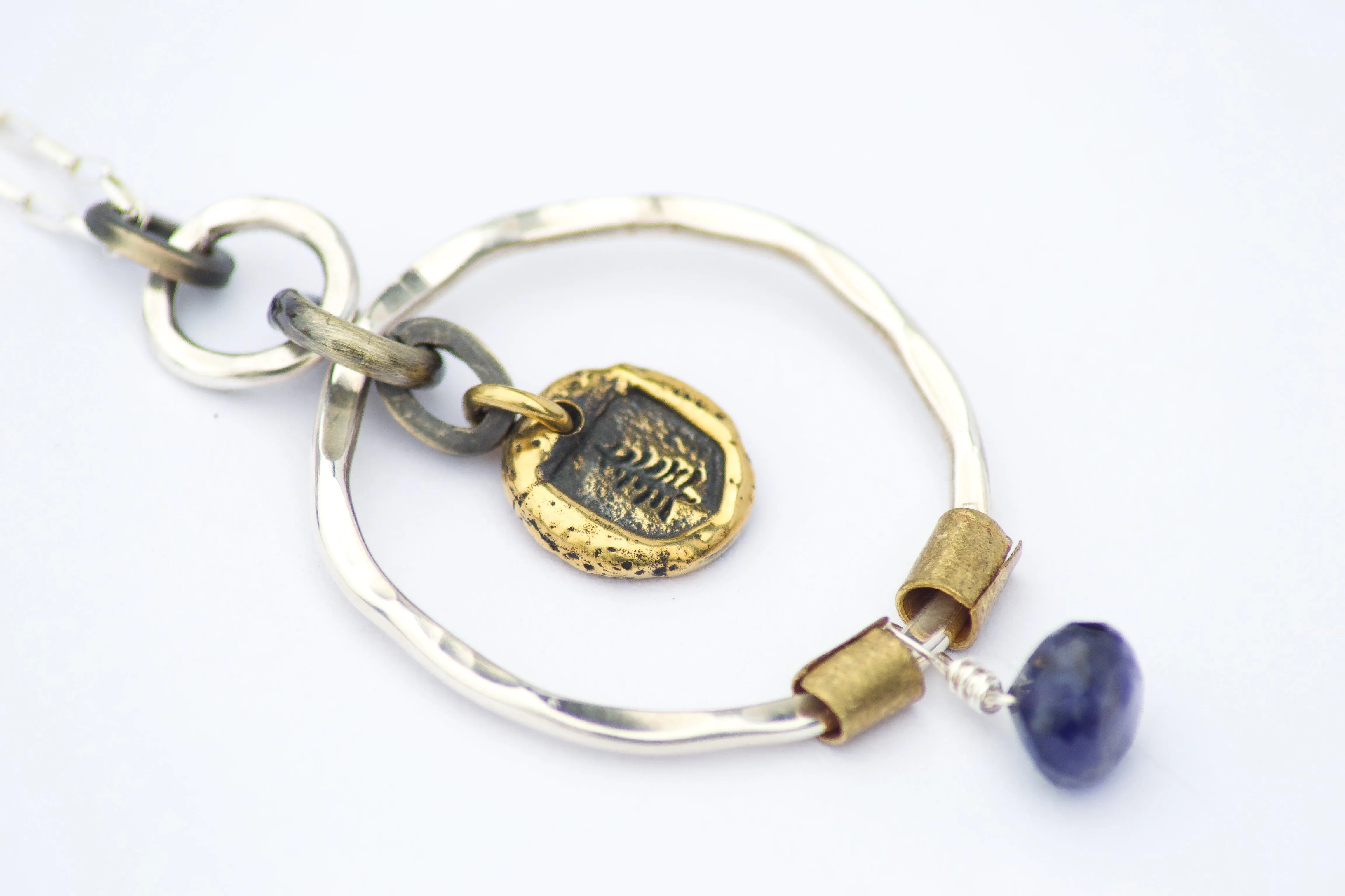 Iolite Spruce Necklace