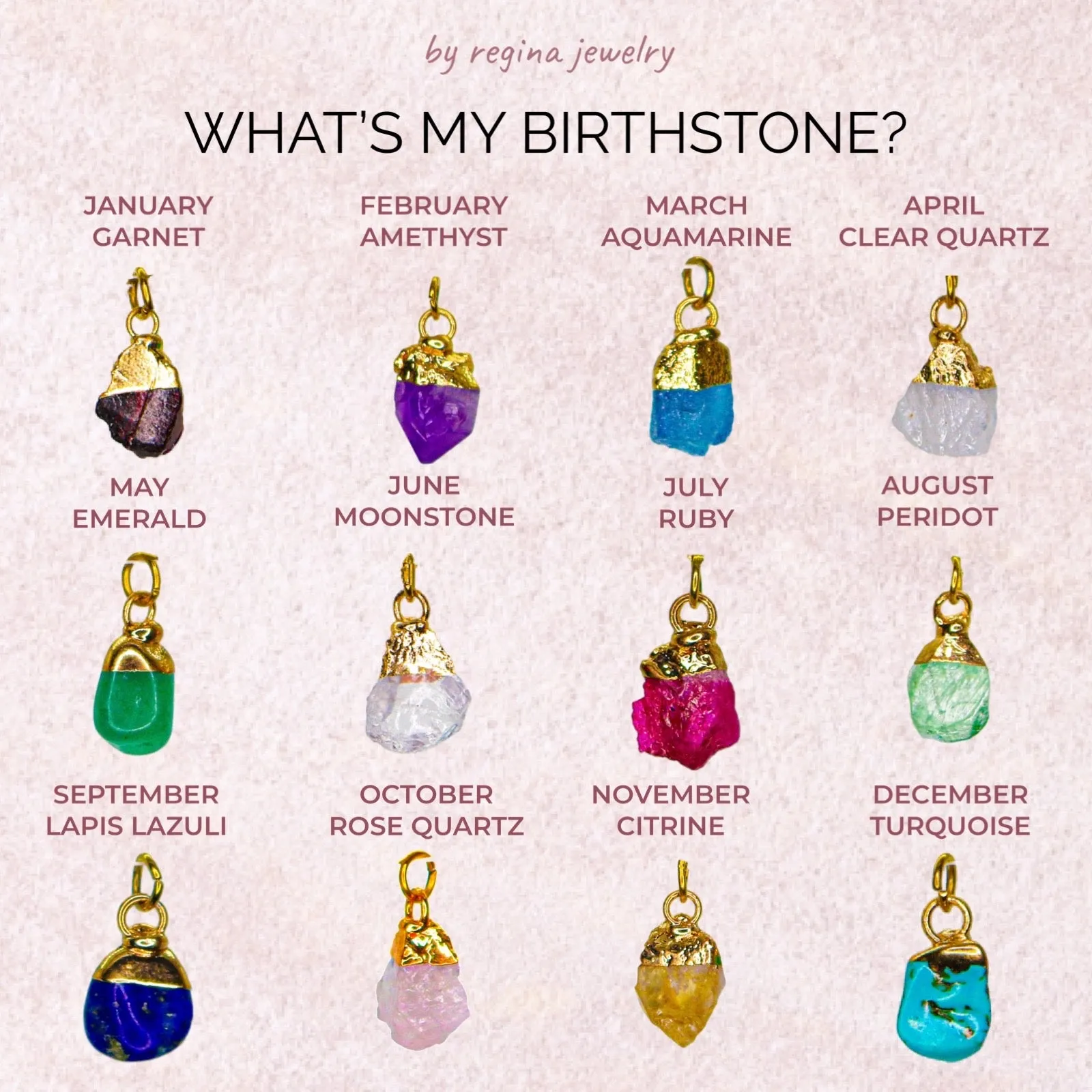 Lapis Lazuli (September) Gemstone Charm