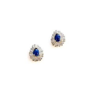 Lapis Lazuli Zane Earrings | Handcrafted Artisan Jewelry | Crafted in Santiago