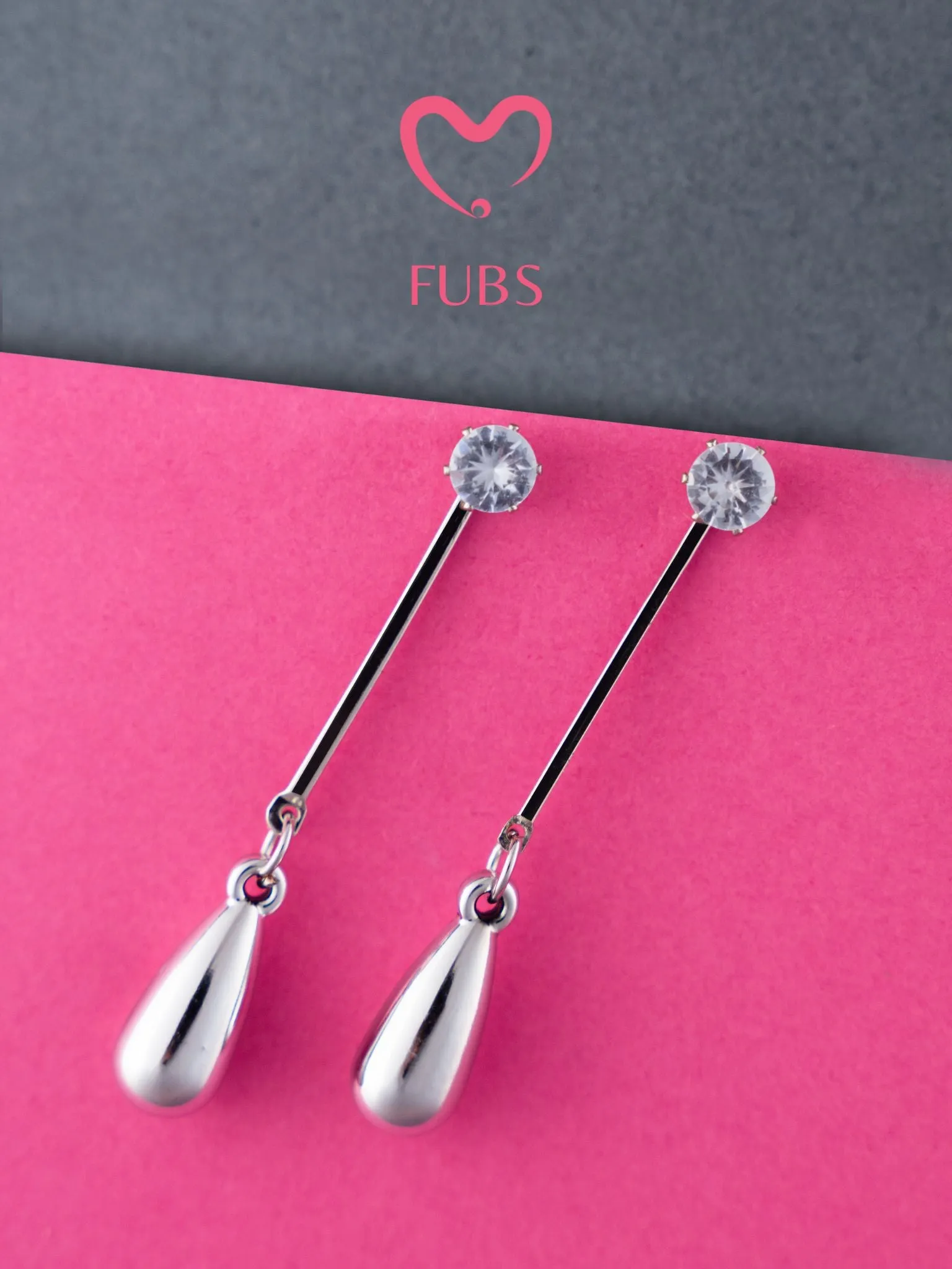 Long Statement stone earrings
