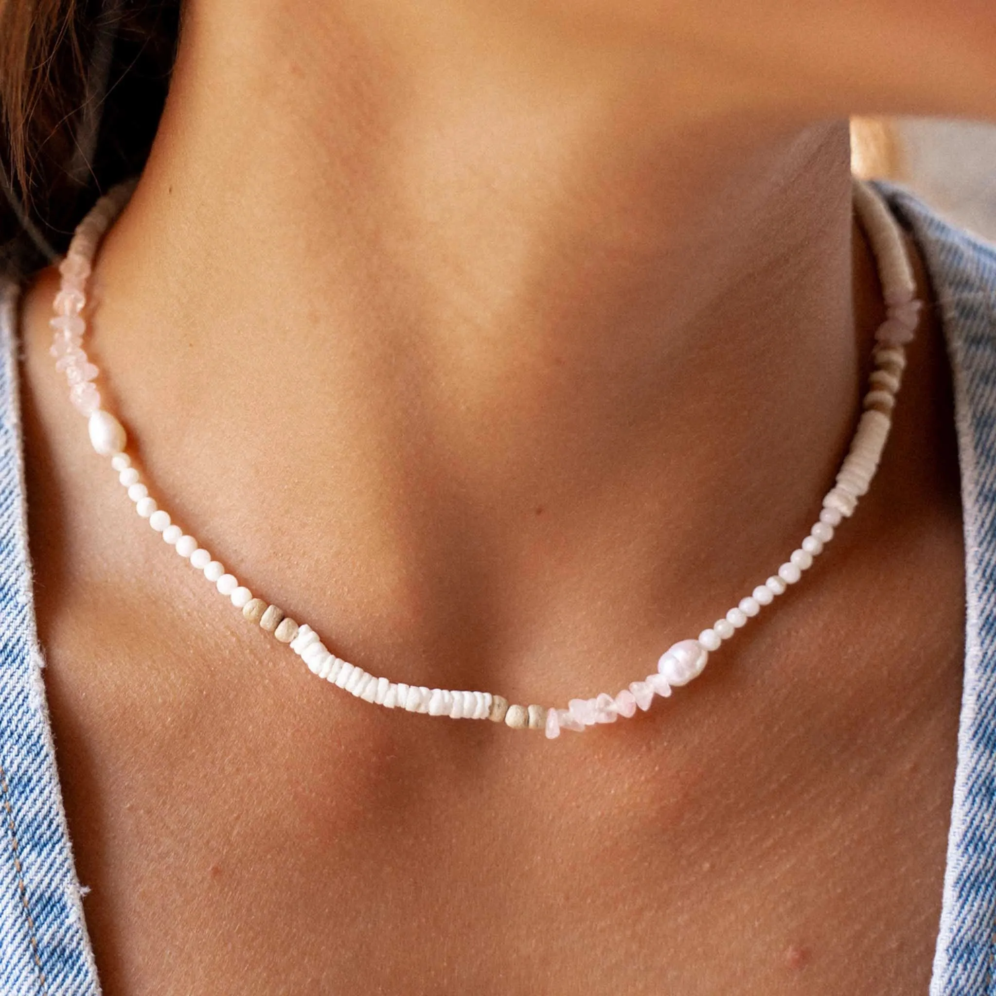 Love is Here Letterbox Gift Set -  Rose Quartz