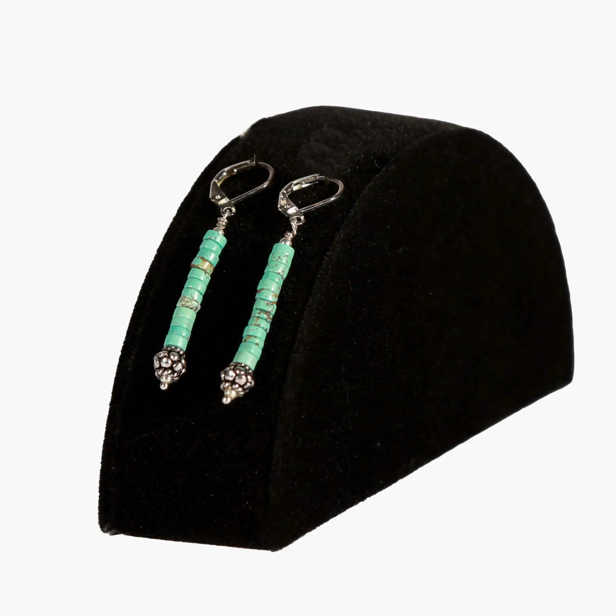 MEH Turquoise Sterling Silver Earrings
