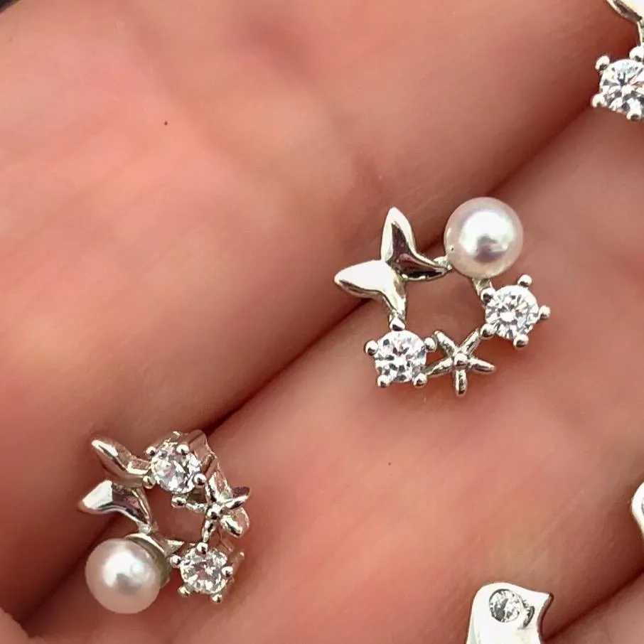 Mini Spring Earrings - Round