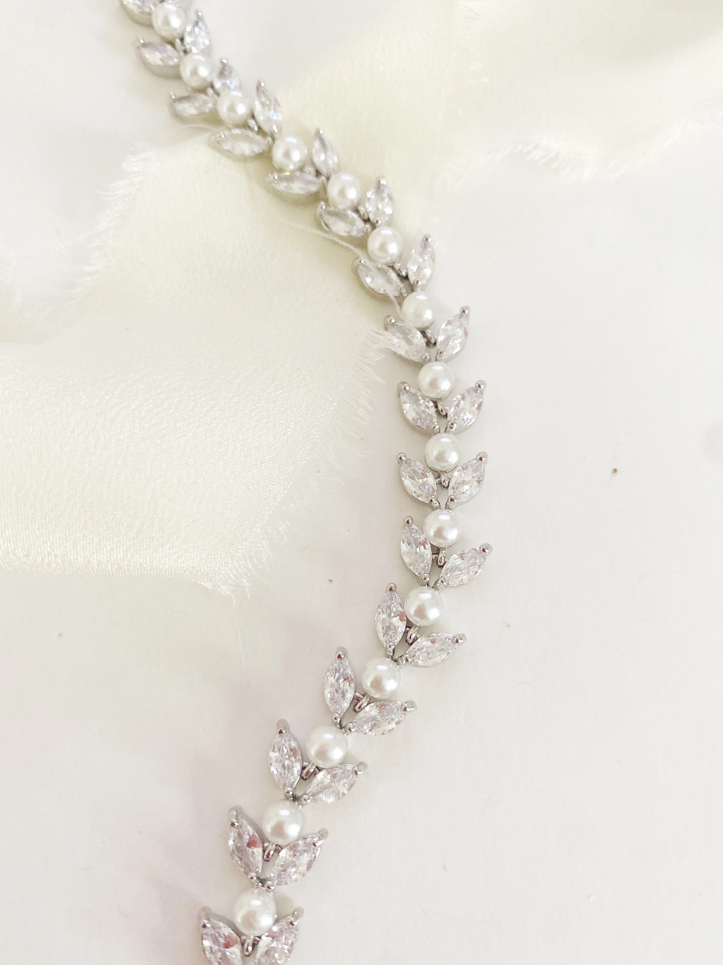 Nadia Pearl Bridal Bracelet