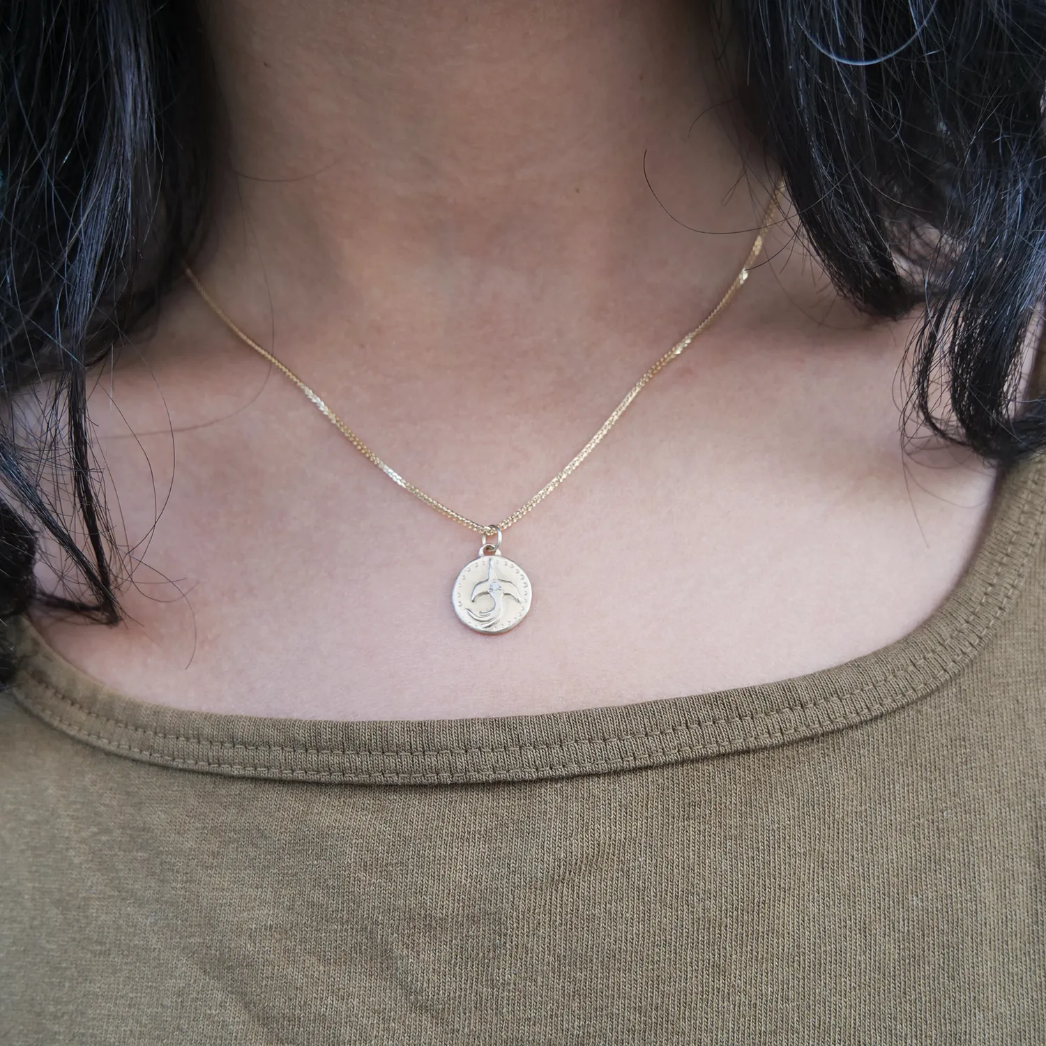 Phoenix Totem necklace