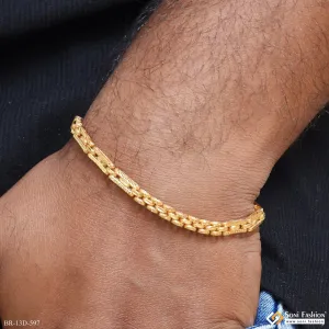 Popular Design Gold Plated Box Bracelet for Men - Style D597