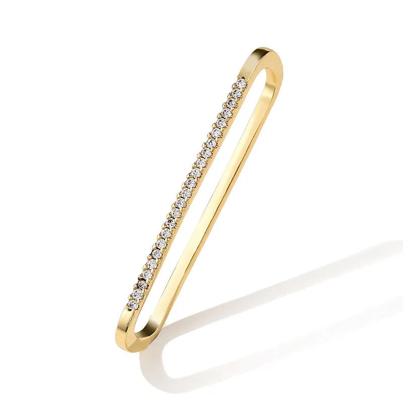 Pre Order:  One Piece Zircon Ear Cuff