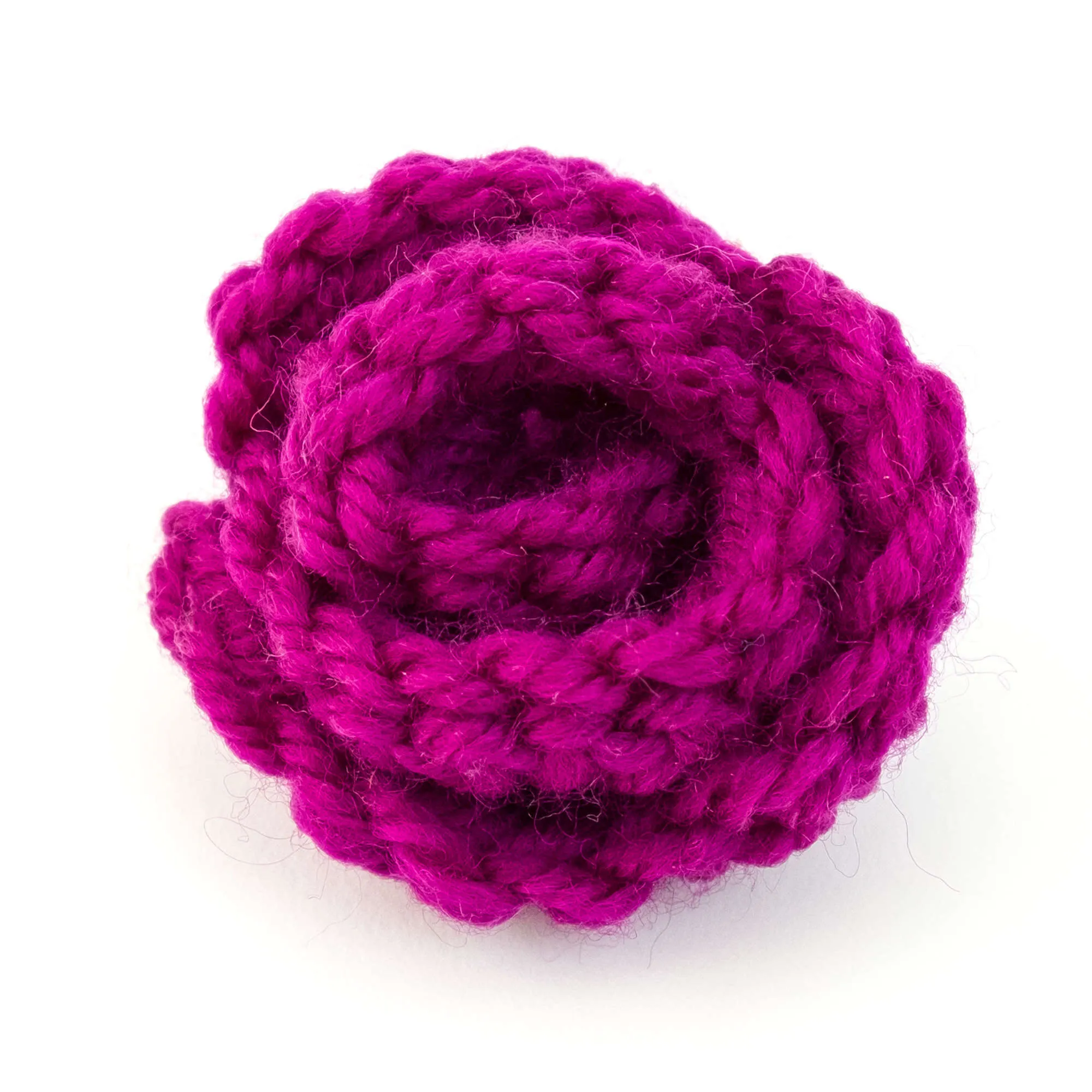 Red Heart Crochet Rose Appliqué