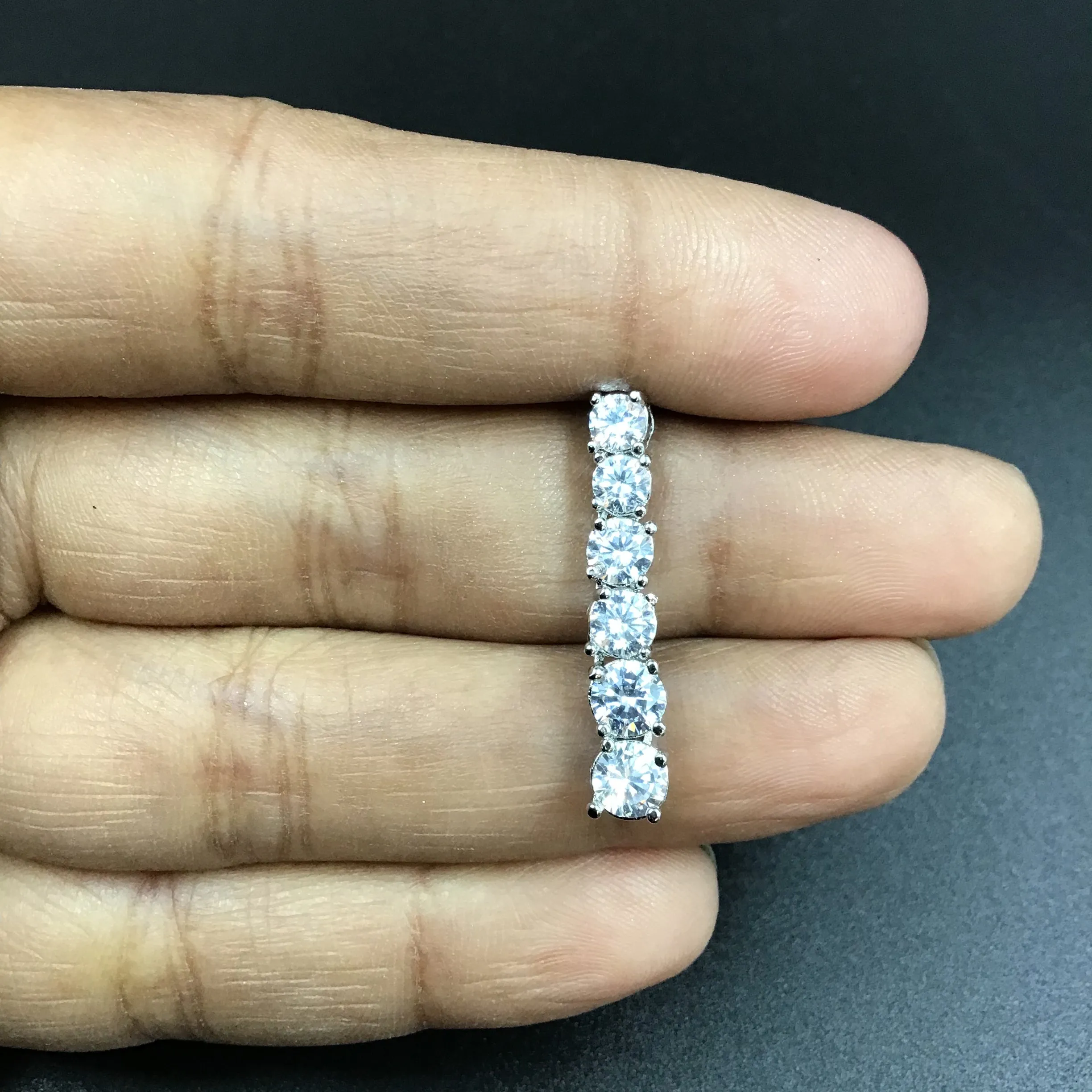 Round Neck Zircon/AD Necklace Set 3167-11