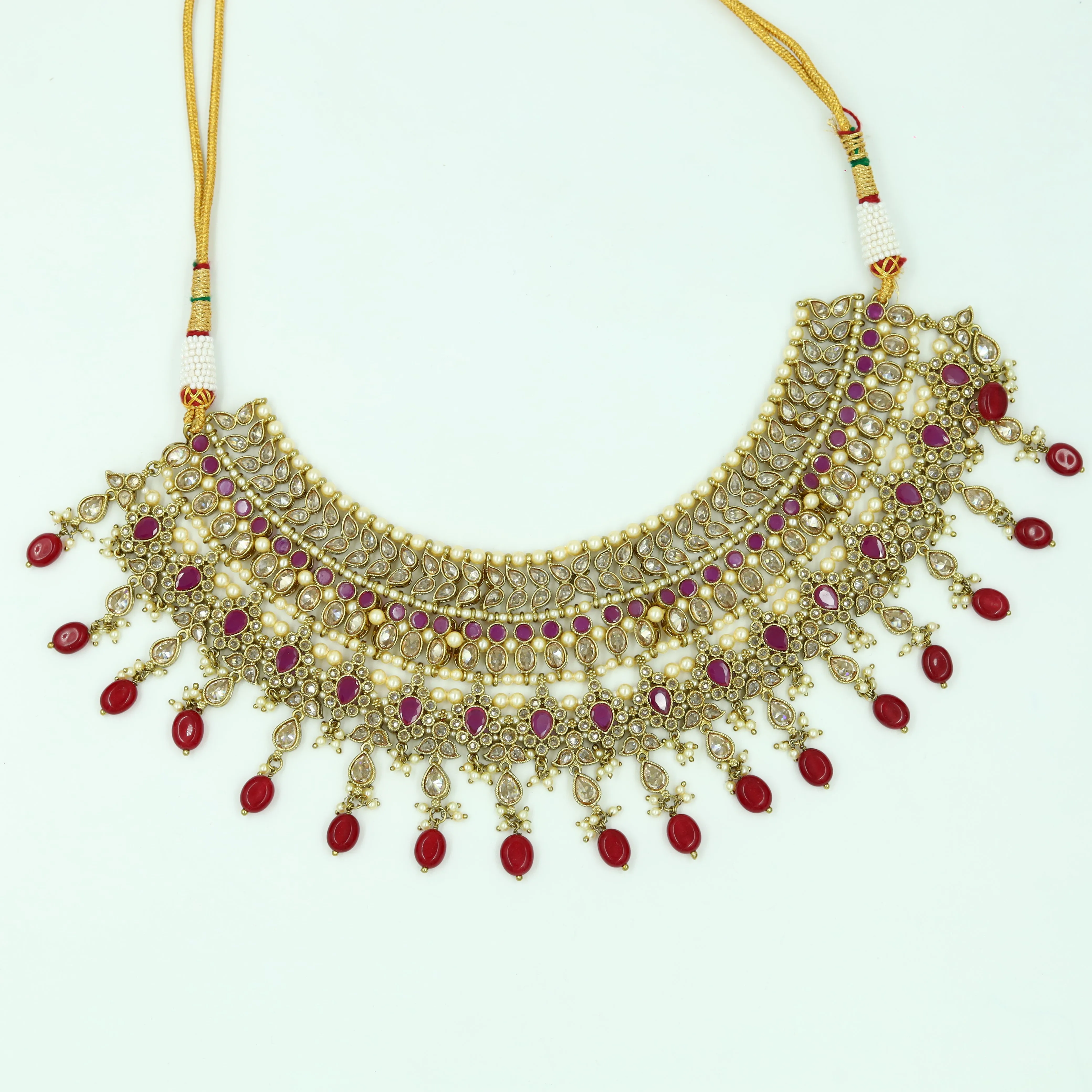 Ruby Antique Choker Set 19523-6706