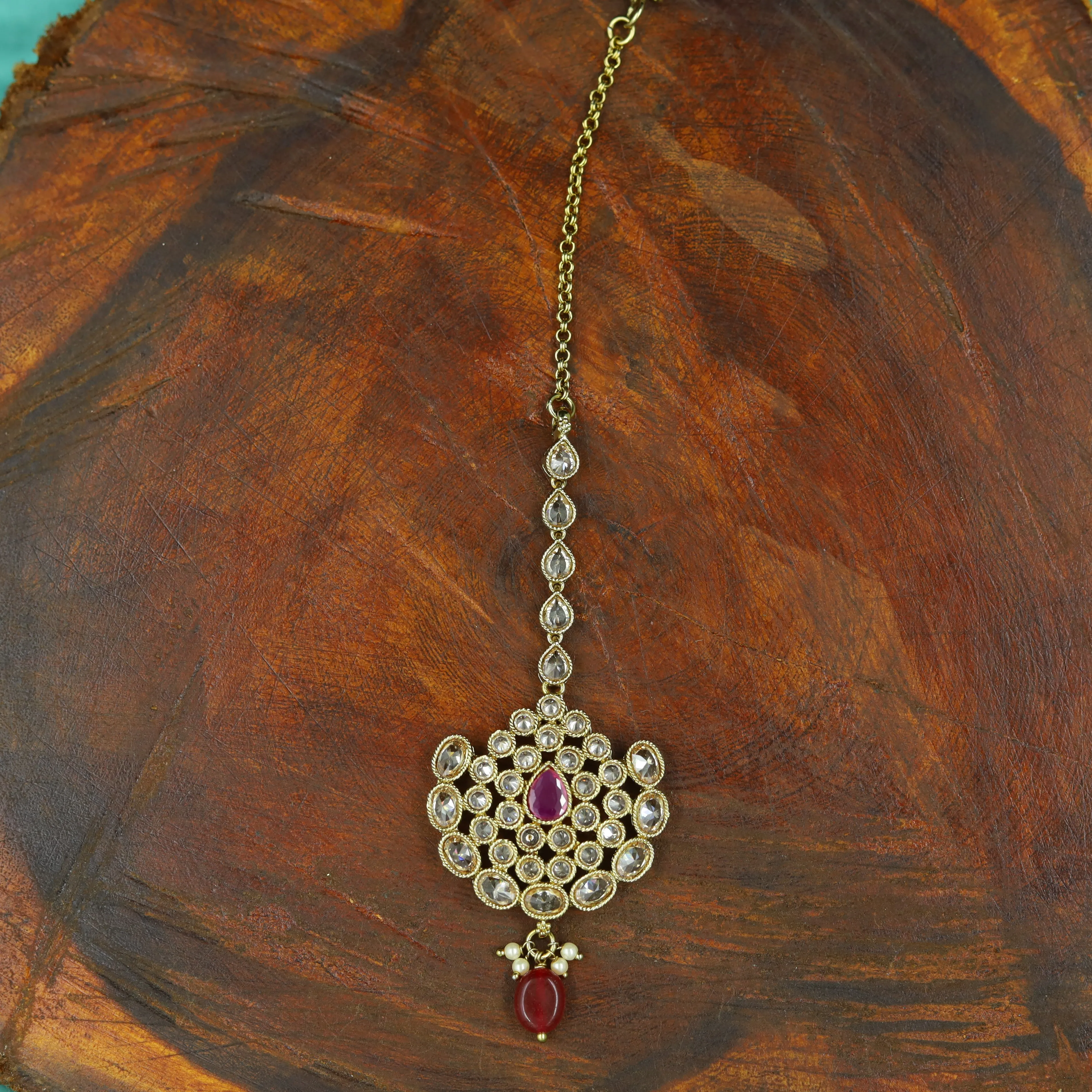 Ruby Antique Choker Set 19523-6706