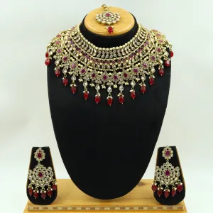 Ruby Antique Choker Set 19523-6706