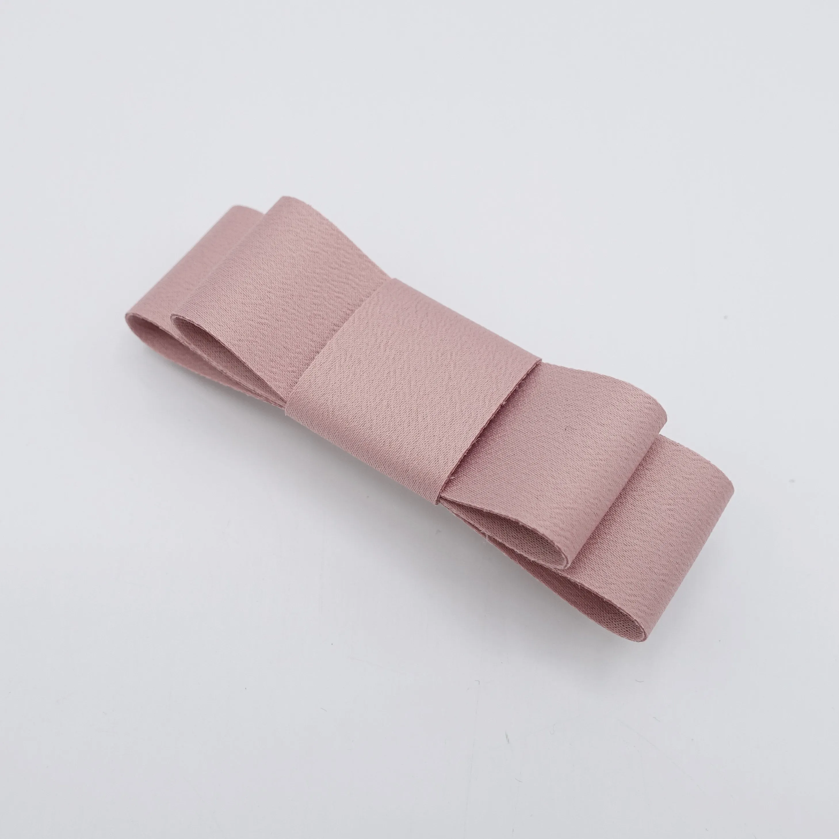 satin flat hair bow for women