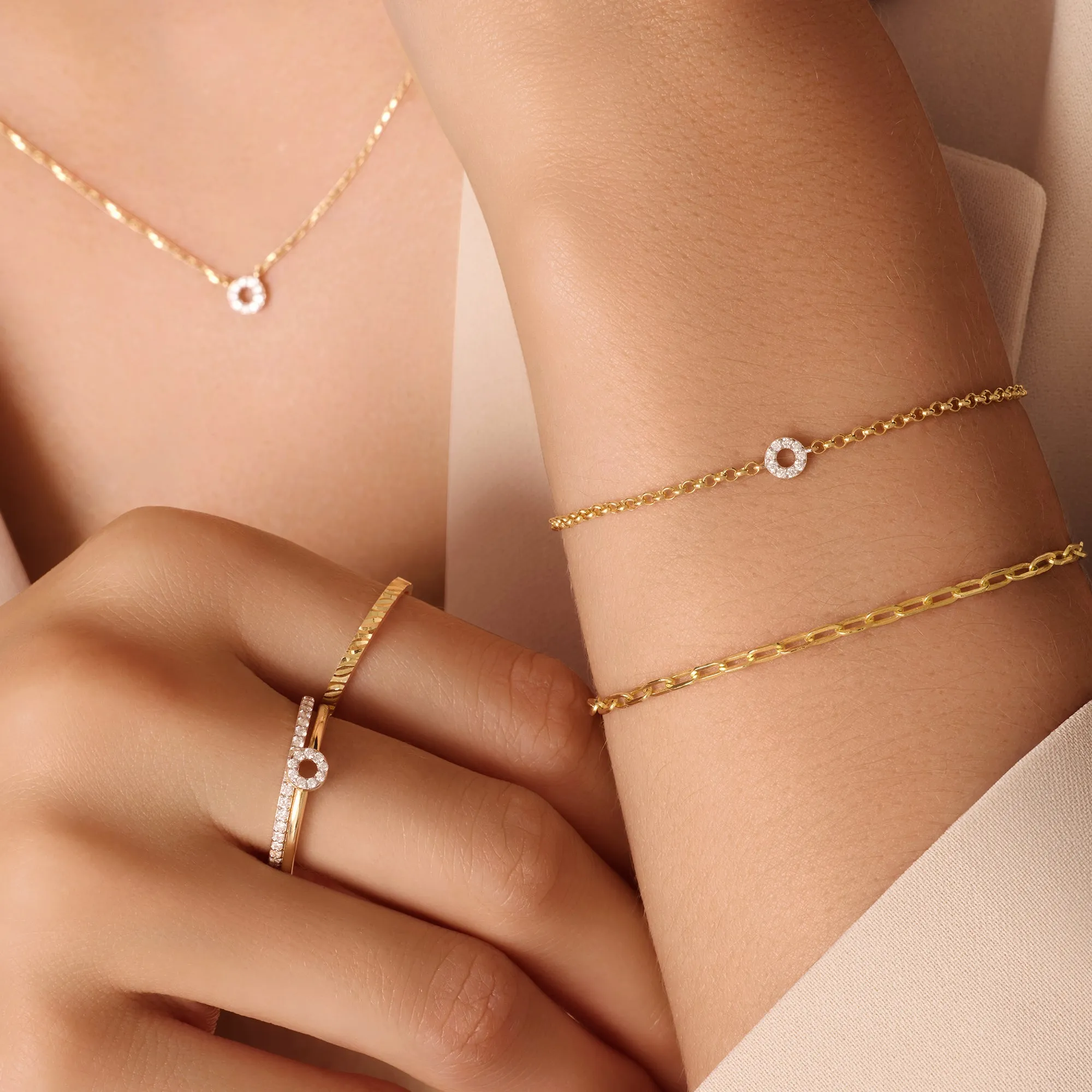 Slim Paperclip Chain Bracelet