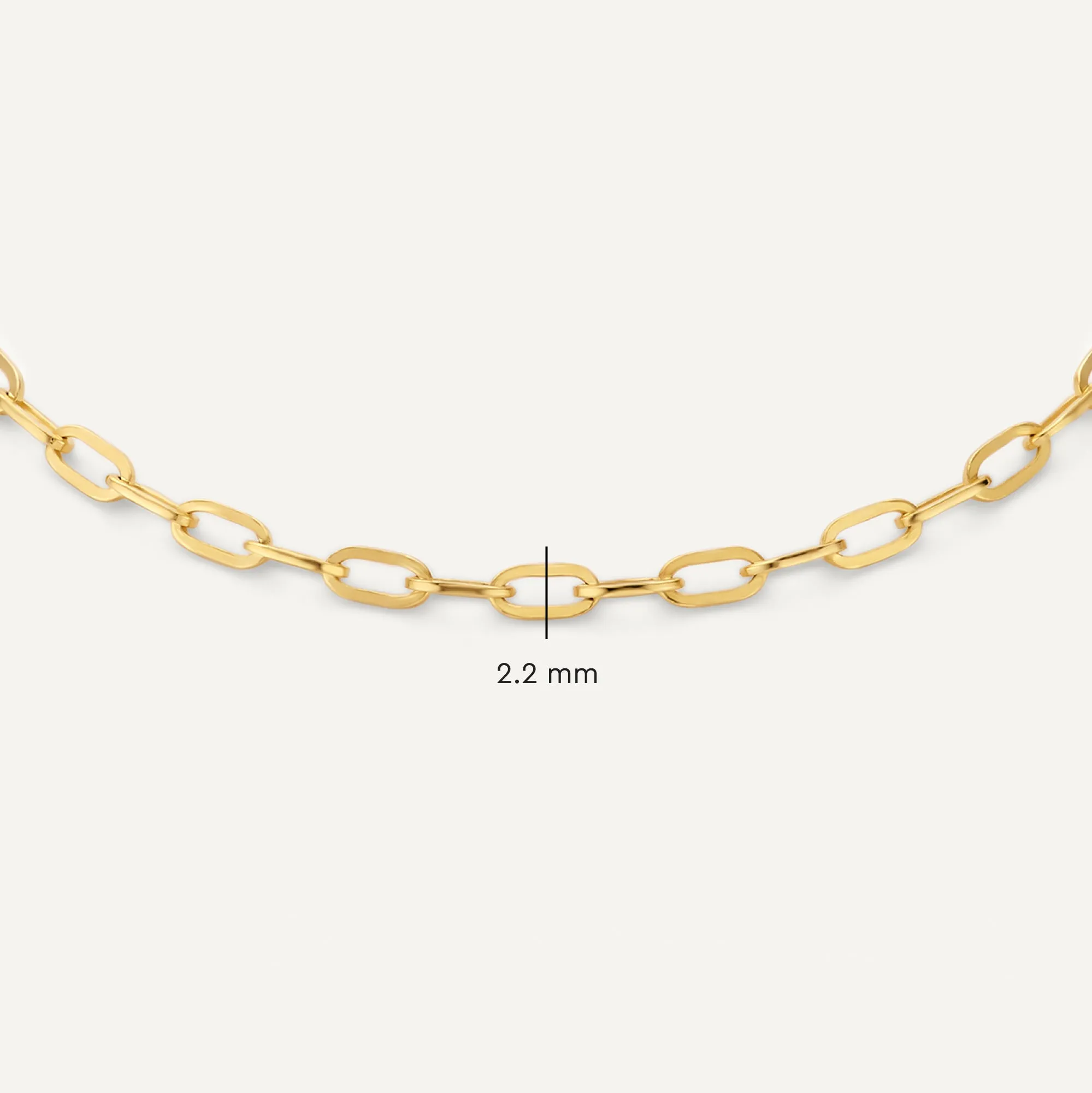 Slim Paperclip Chain Bracelet