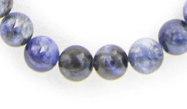 Sodalite Gloss Natural Gemstone Necklace
