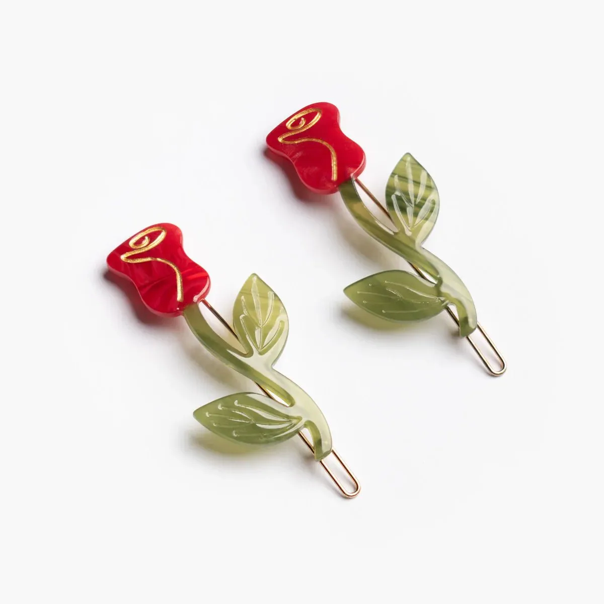 Winona Irene Rose Barrette Set
