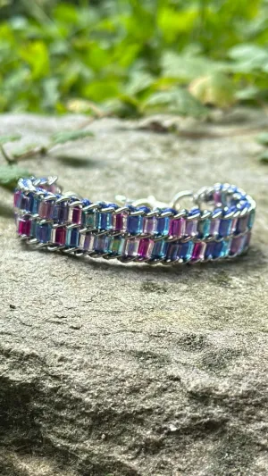 Woven chain bracelet