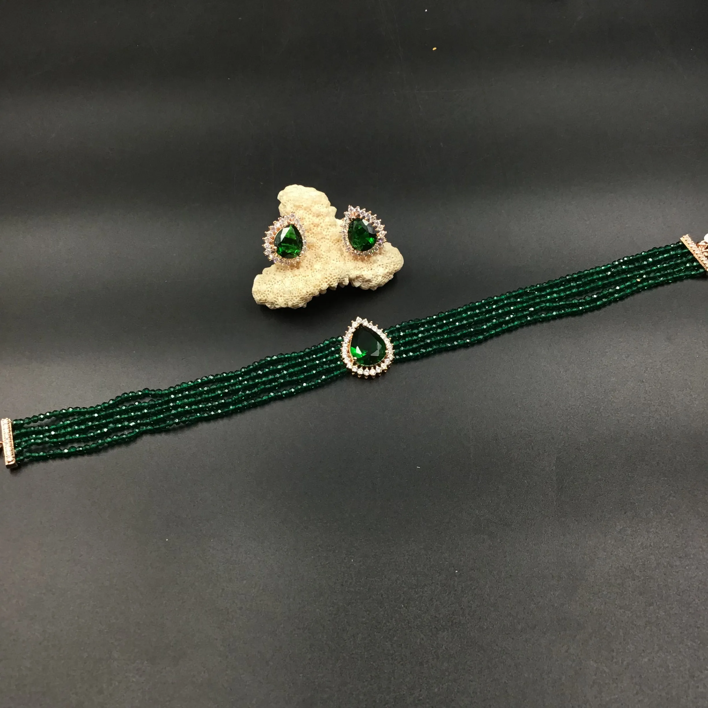 Zircon/AD Choker Set 7177-33