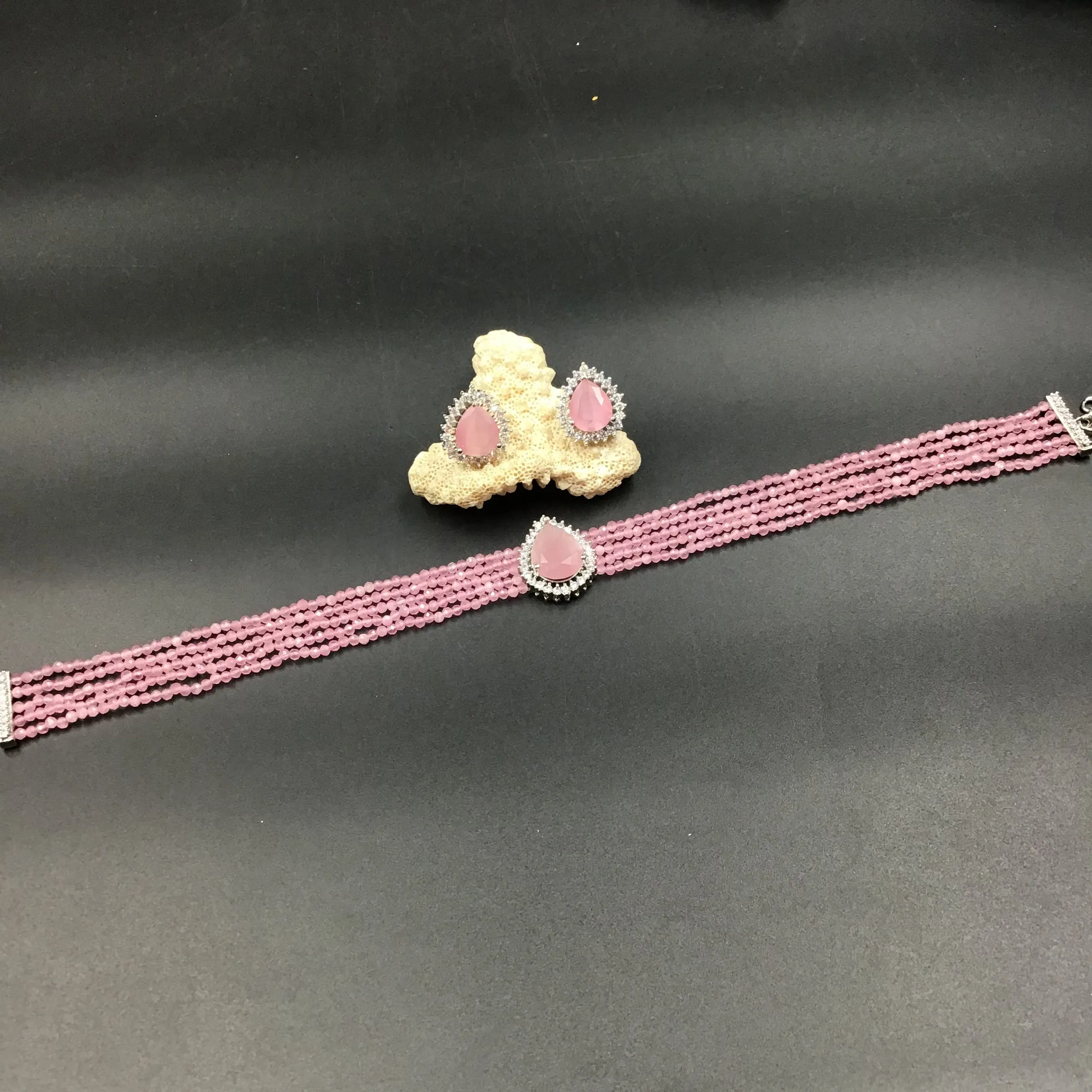 Zircon/AD Choker Set 7177-33