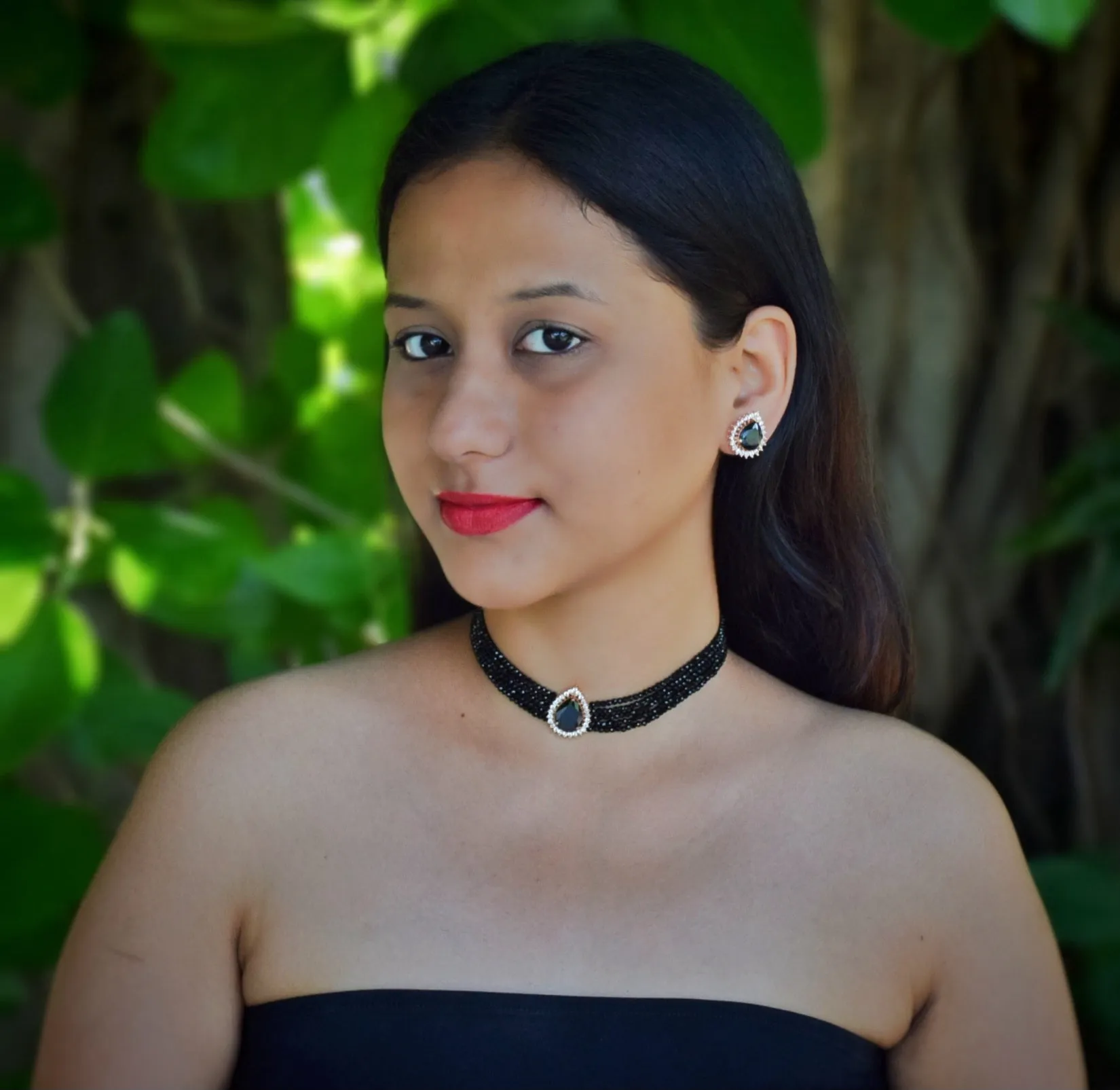 Zircon/AD Choker Set 7177-33