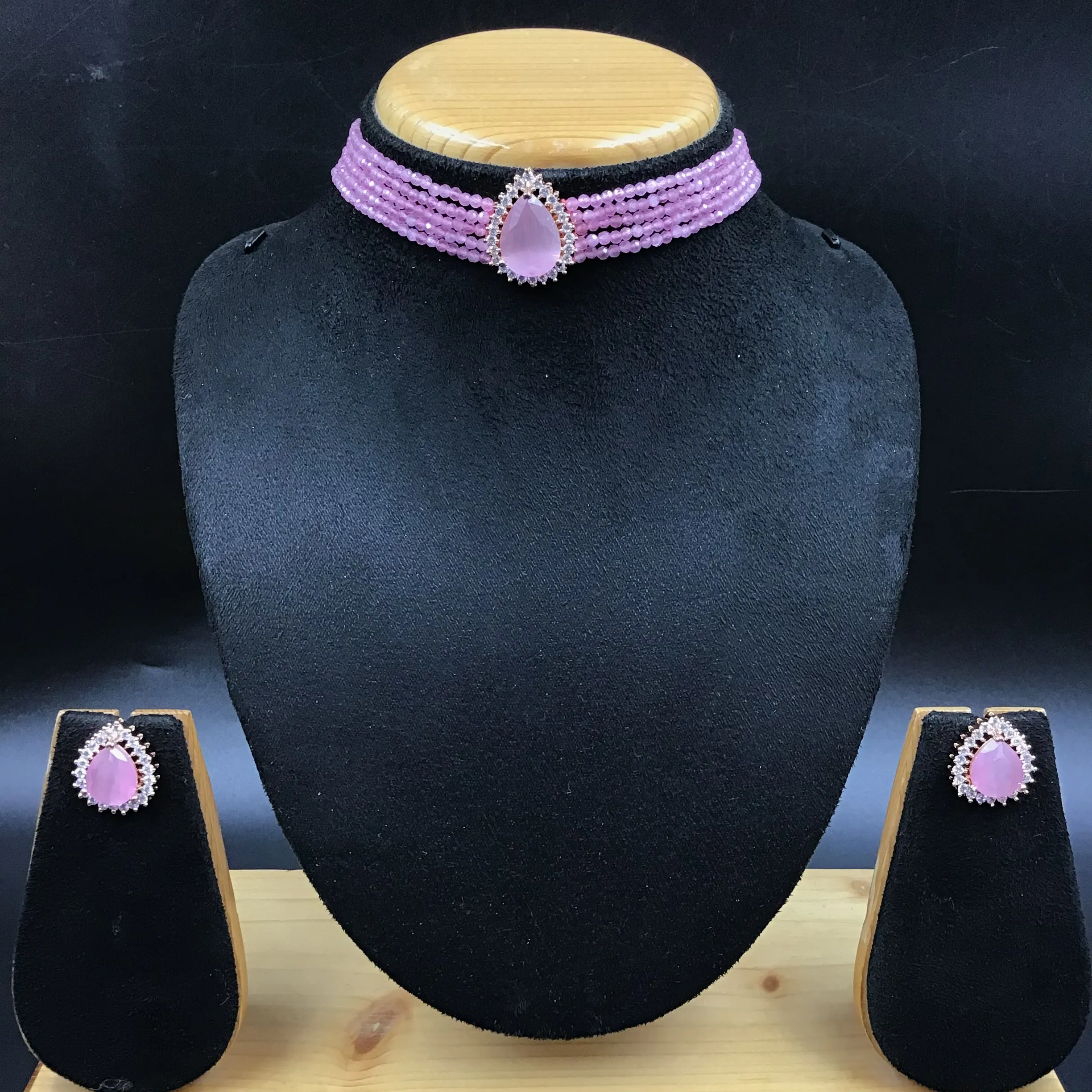 Zircon/AD Choker Set 7177-33