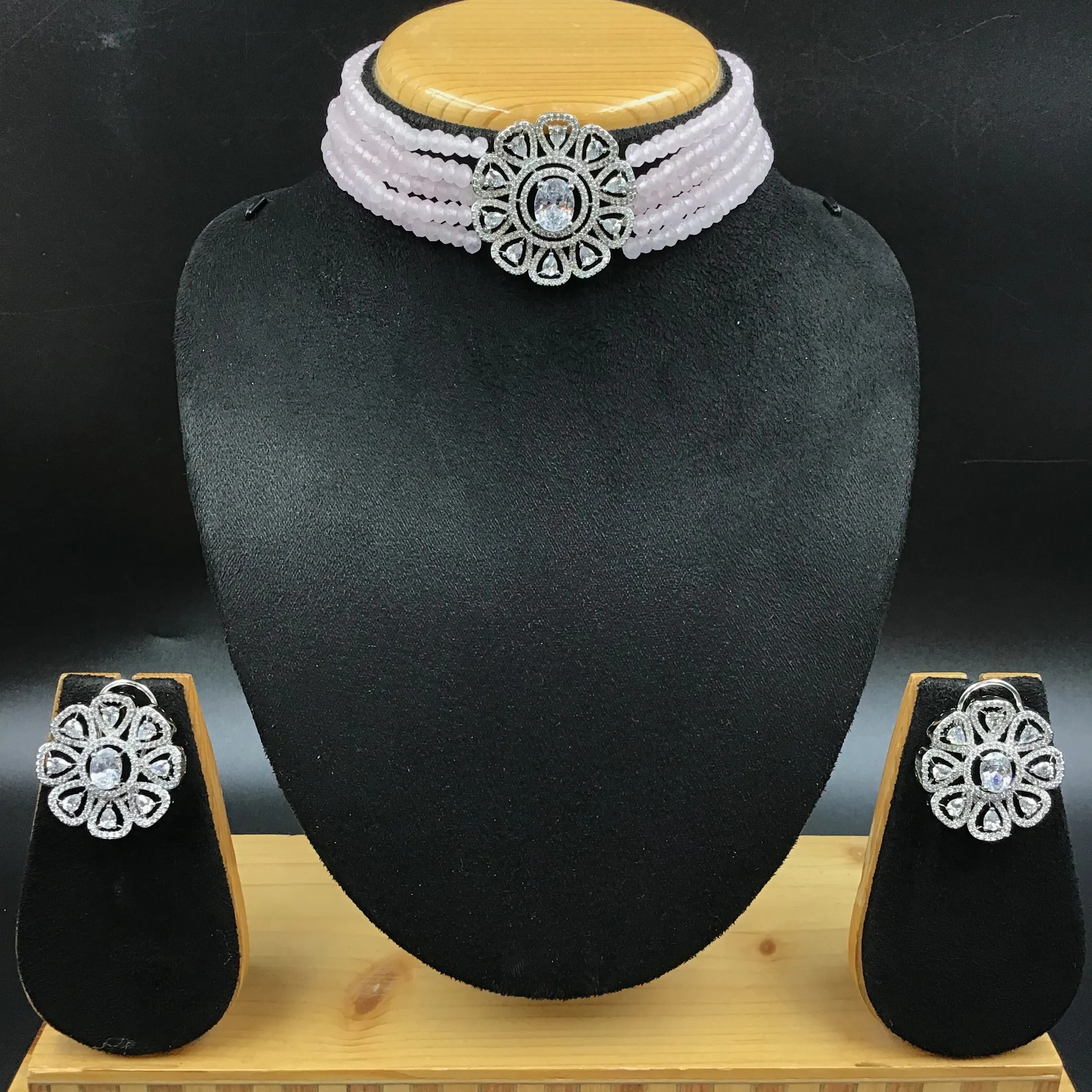 Zircon/AD Choker  Set 7181-33