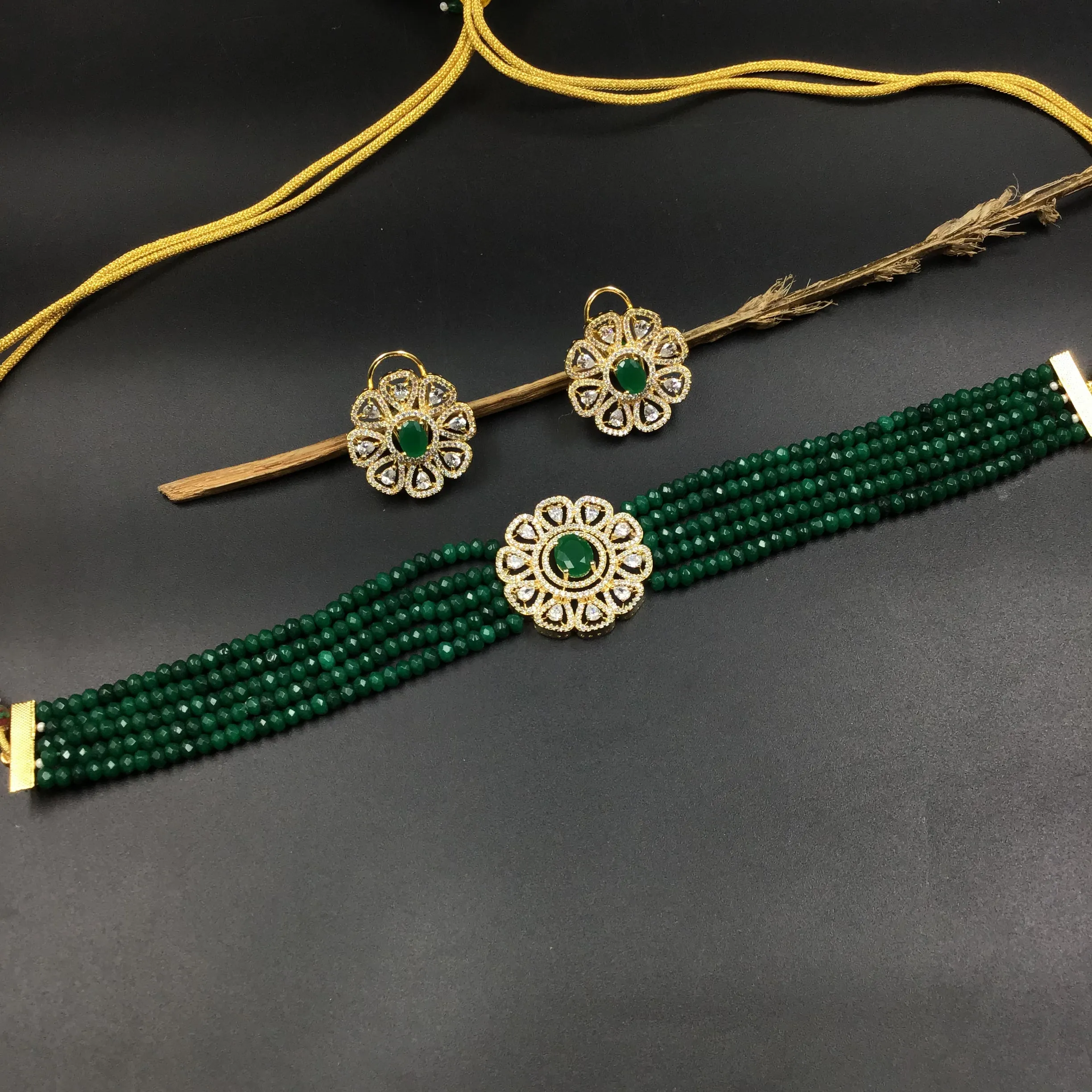 Zircon/AD Choker  Set 7181-33