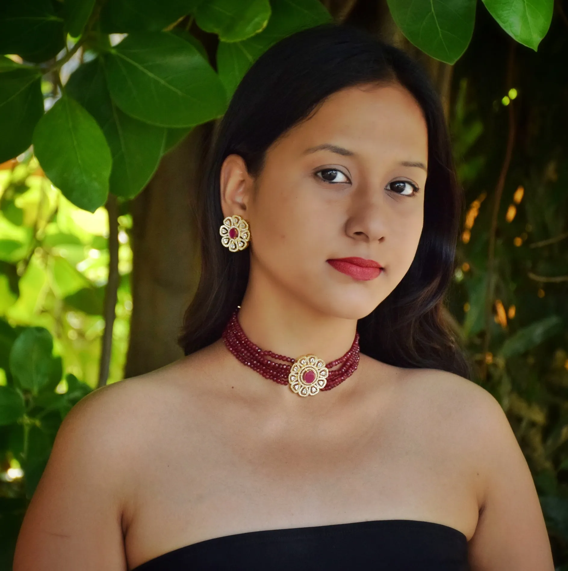 Zircon/AD Choker  Set 7181-33